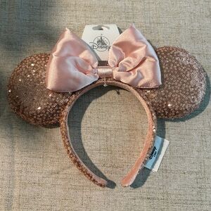 Disney Pink Sequin Minnie Ears Headband